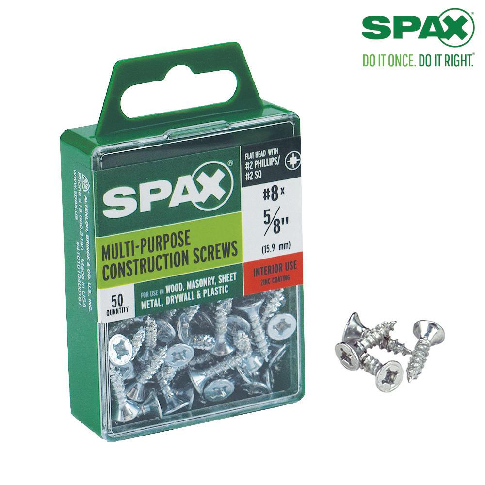 Prime-Line 9034976 Wood Screw 8 X 5//8 in Pack of 75 Flat Head Phillips Zinc Plated Steel