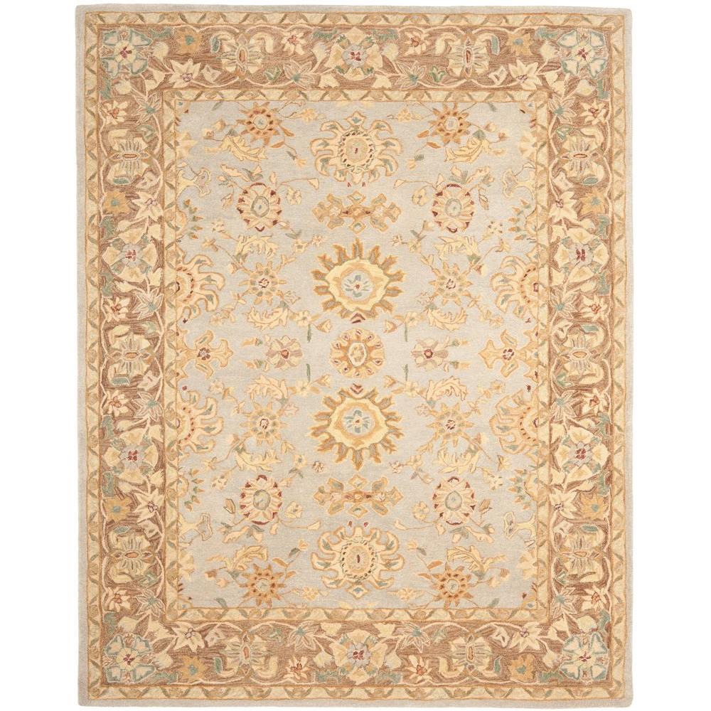 Safavieh Anatolia Teal/Brown 9 ft. x 12 ft. Area RugAN557A9 The