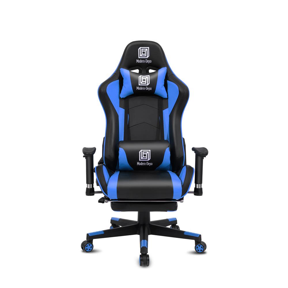 Boyel Living High Back Blue Ergonomic Swivel Gaming Chair