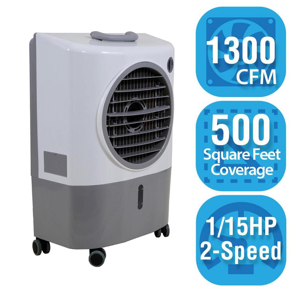 1,300 CFM 2Speed Portable Evaporative Cooler for 500 sq. ft. eBay