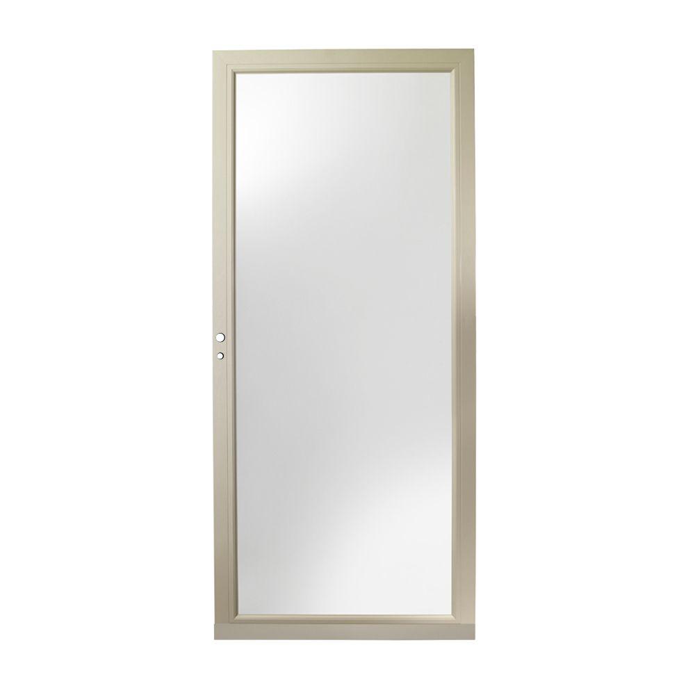 Andersen 36 In X 80 3000 Series Sandtone Left Hand Fullview Easy Install Aluminum Storm Door H3fel36sa The Home Depot - Andersen Storm Door Glass Retainer Andersen 36 In X 80 3000 Series Sandtone Left Hand Fullview Easy Install Aluminum Storm Door H3fel36sa The Home Depot - Andersen Storm Door Glass Retainer