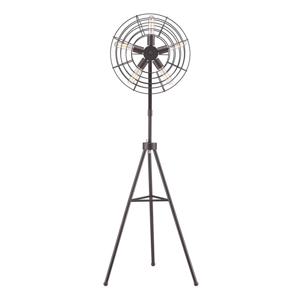 Titan Lighting Quensbury 59 In Oil Rubbed Bronze Restoration Fan Oil Rubbed Bronze Restoration Fan Floor Lamp