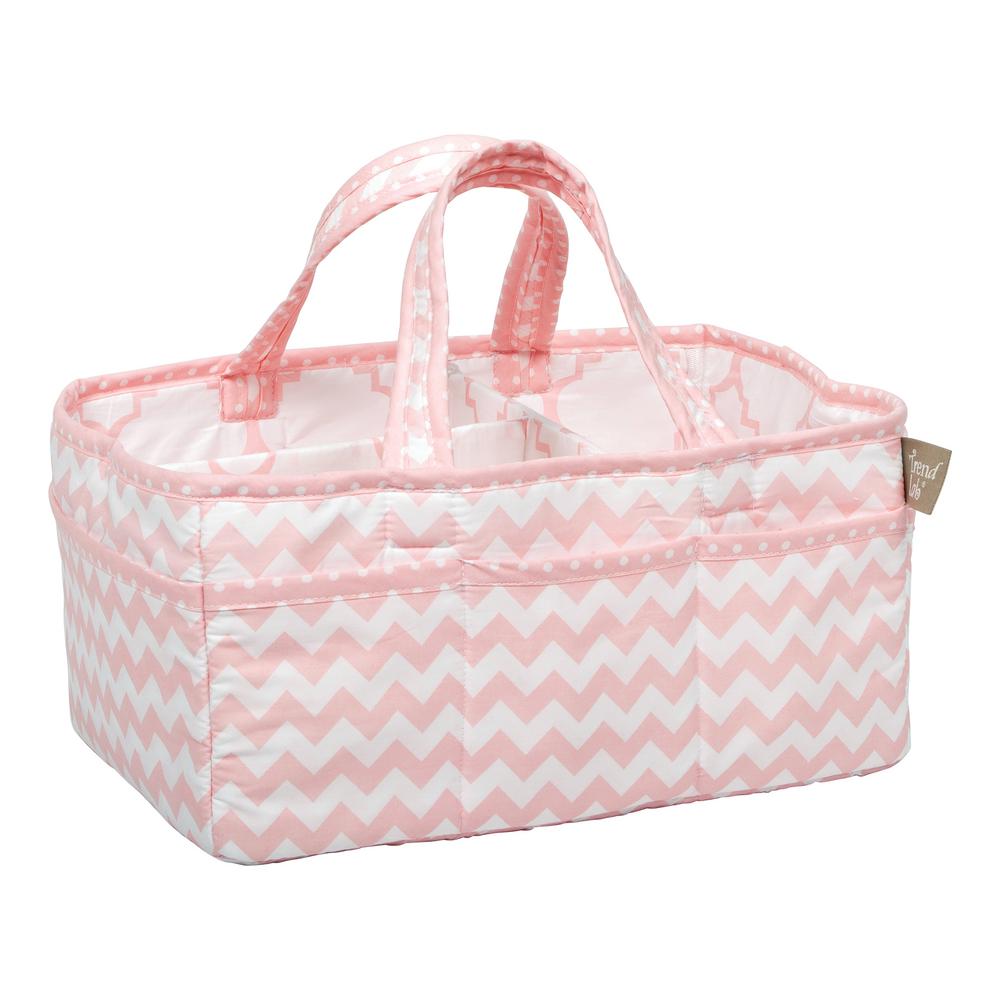 Trend Lab Pink Sky Storage Caddy 100799 The Home Depot