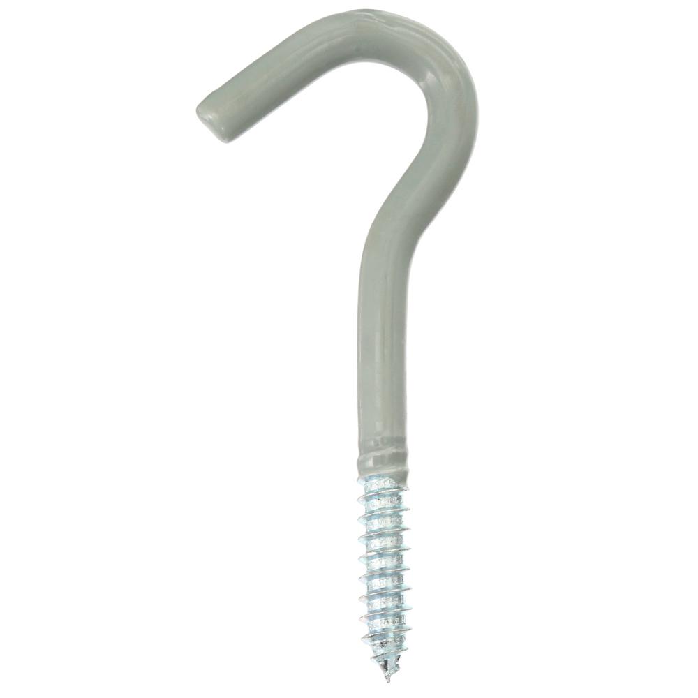 Everbilt 3 3 4 In Vinyl Coated Steel Screw In Plant Hook 30