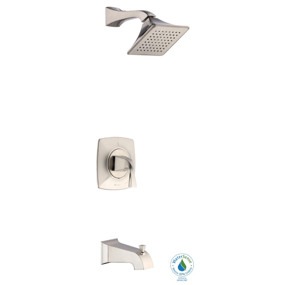 Glacier Bay Leary Curve Single Handle 1 Spray Tub And Shower