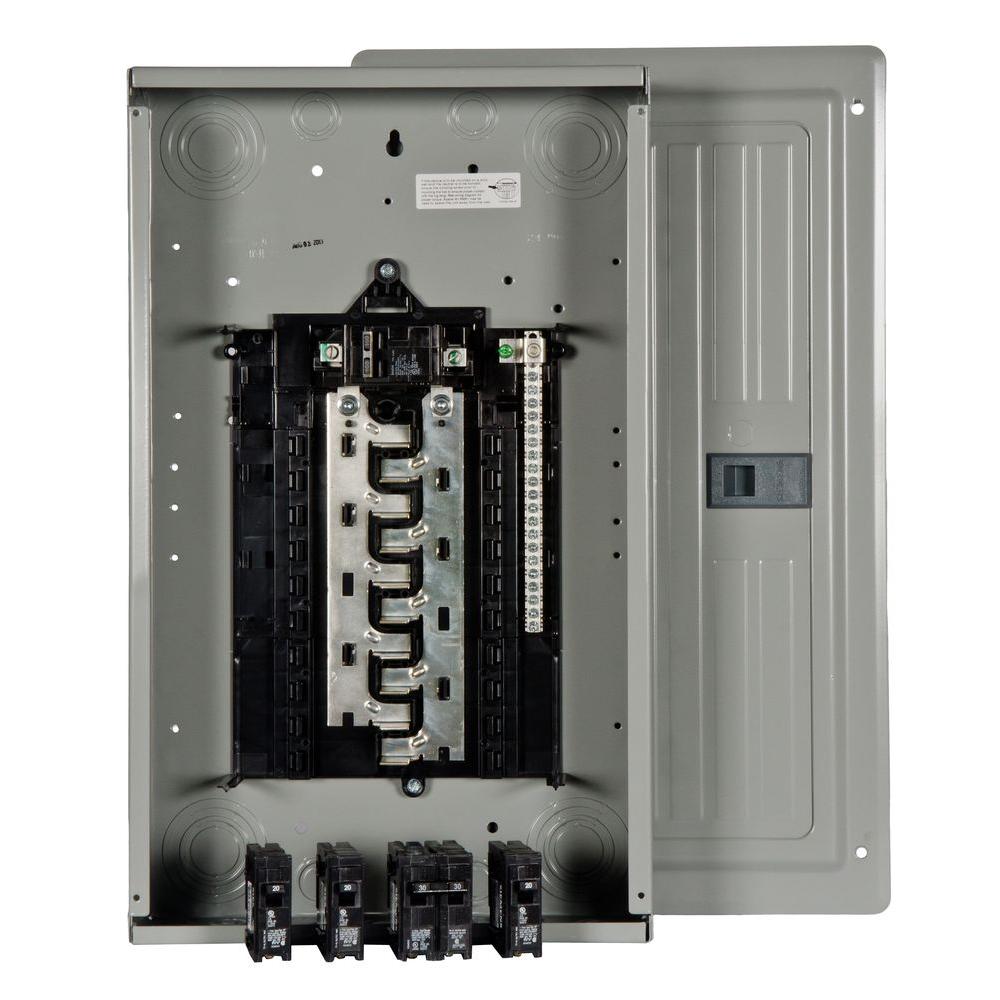 Eaton 100 Amp 20-Space/Circuit Type BR Main Breaker Load Center Value ...