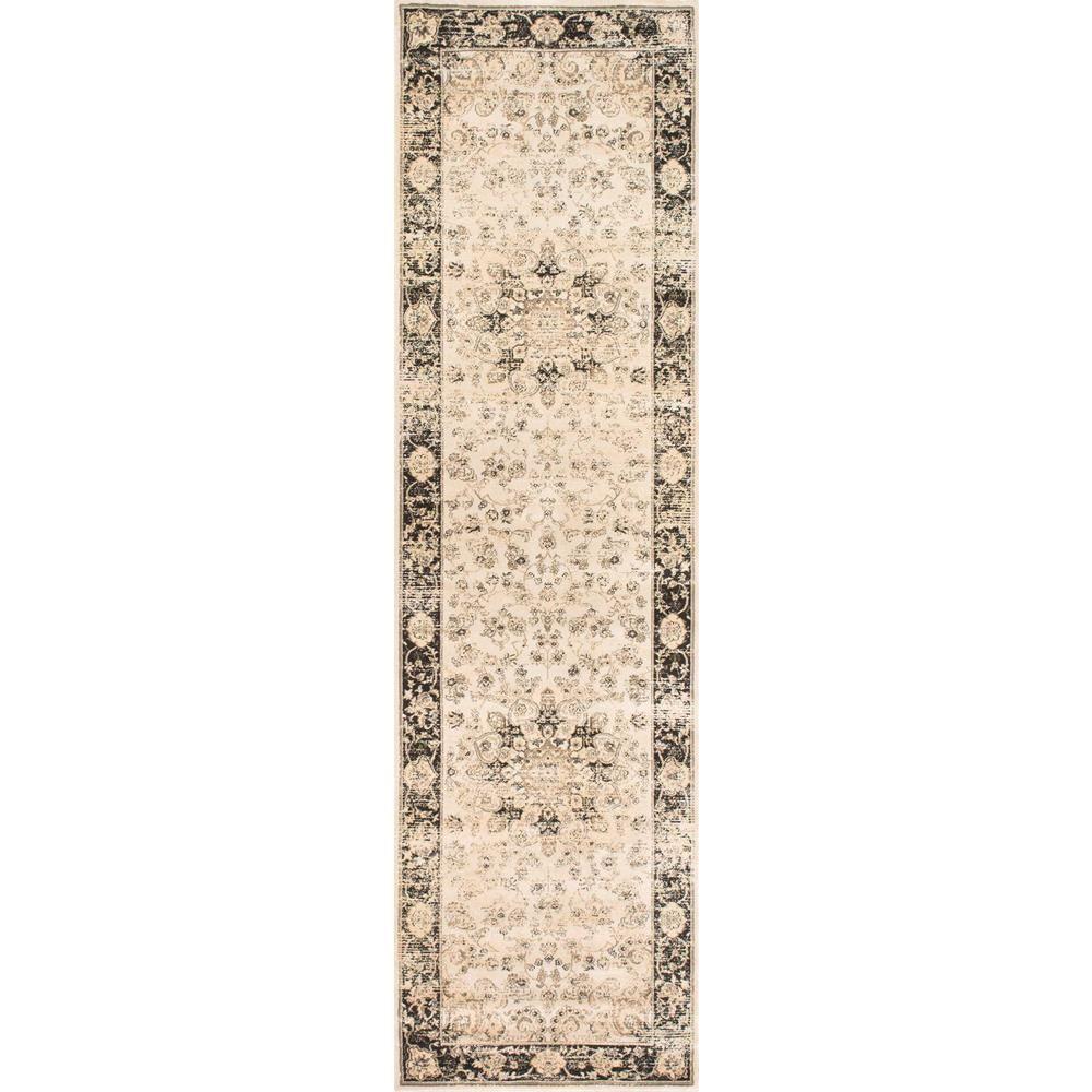 nuLOOM Vintage Kessler Ivory 2 ft. 5 in. x 8 ft. Runner-YKMM03A-208 ...