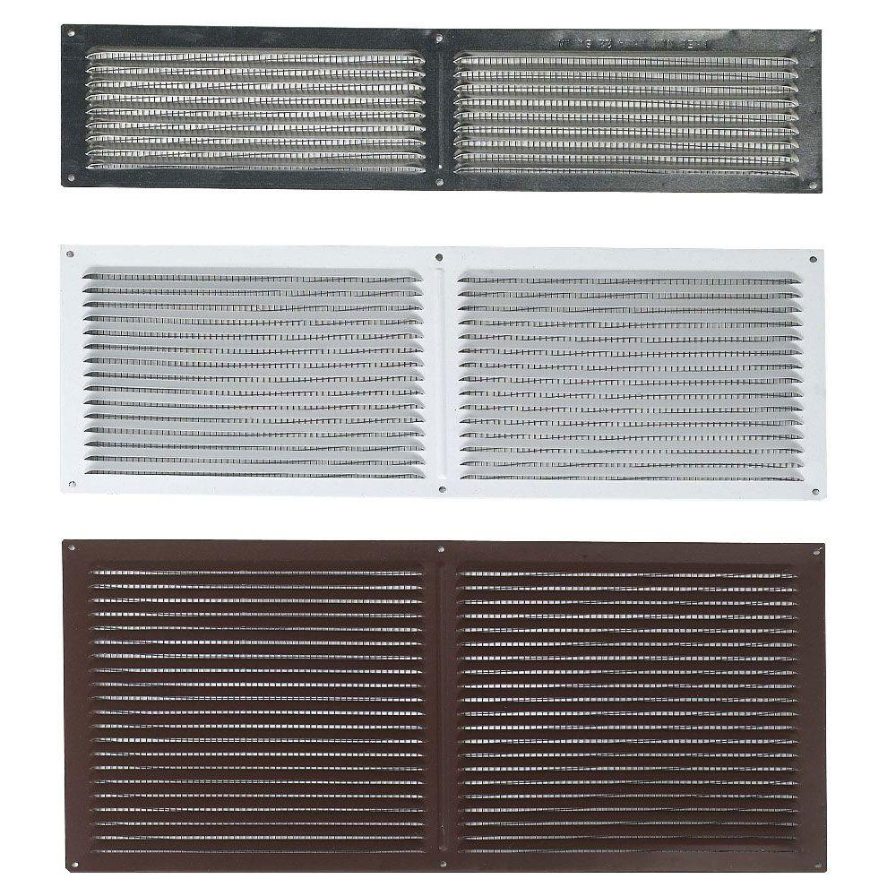 Construction Metals 16 In X 4 In Galvanized Steel Louver Vent With