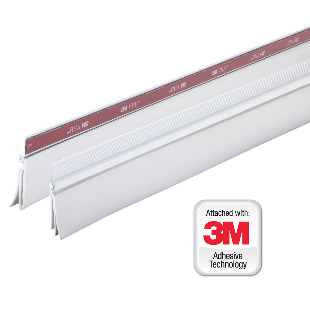 M D Building Products 36 In White Cinch Door Seal Bottom 1 Piece