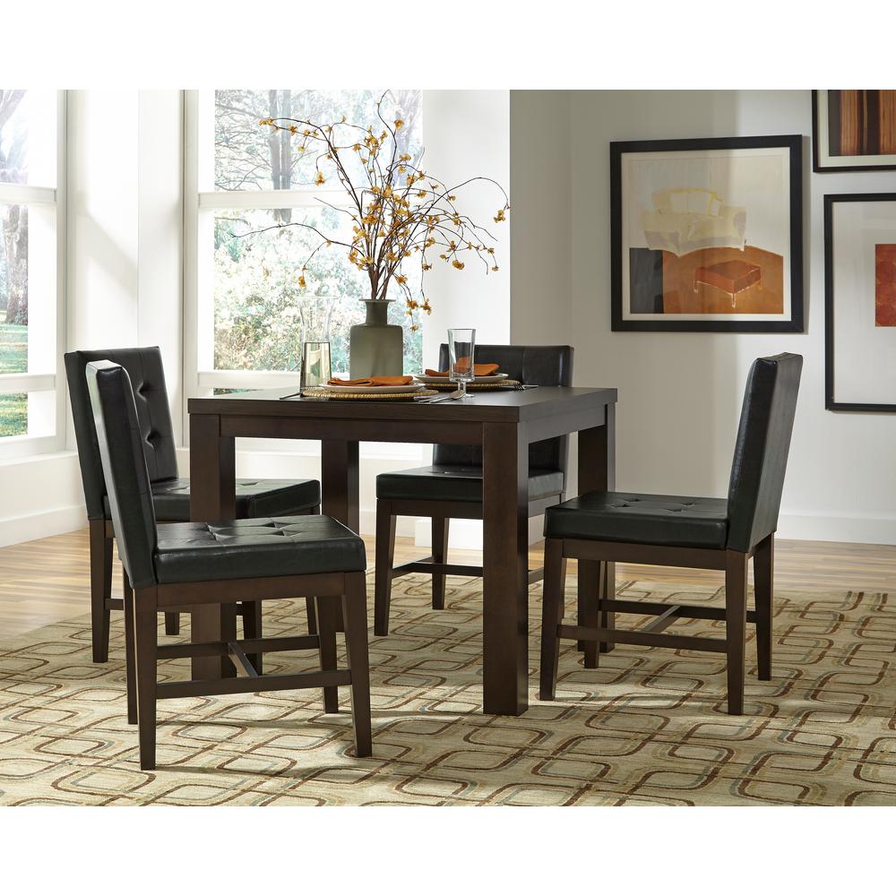 Athena Dark Chocolate Square Dining Table
