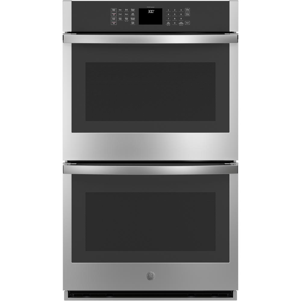 GE 30 in. Smart Double Electric Wall Oven Self-Cleaning in Stainless Steel, Silver was $2449.0 now $1498.0 (39.0% off)