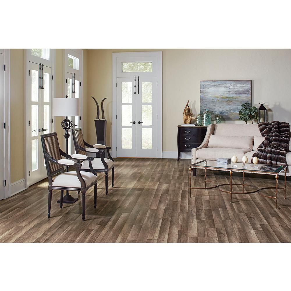 Wood and Laminate Flooring Ideas: gray laminate flooring in living room