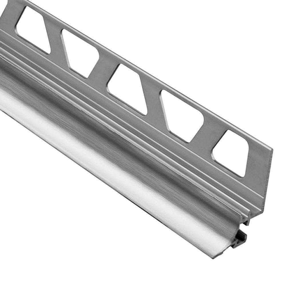 Schluter Jolly Polished Chrome Anodized Aluminum 1/2 in. x 8 ft. 21/2