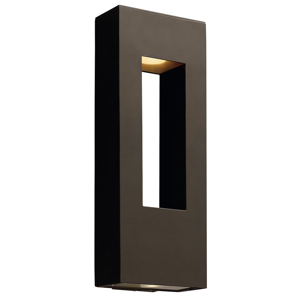 Hinkley Lighting Atlantis Large Bronze Outdoor Led Wall Mount Lantern Hinkley Lighting Atlantis Large Bronze Outdoor Led Wall Mount Lantern