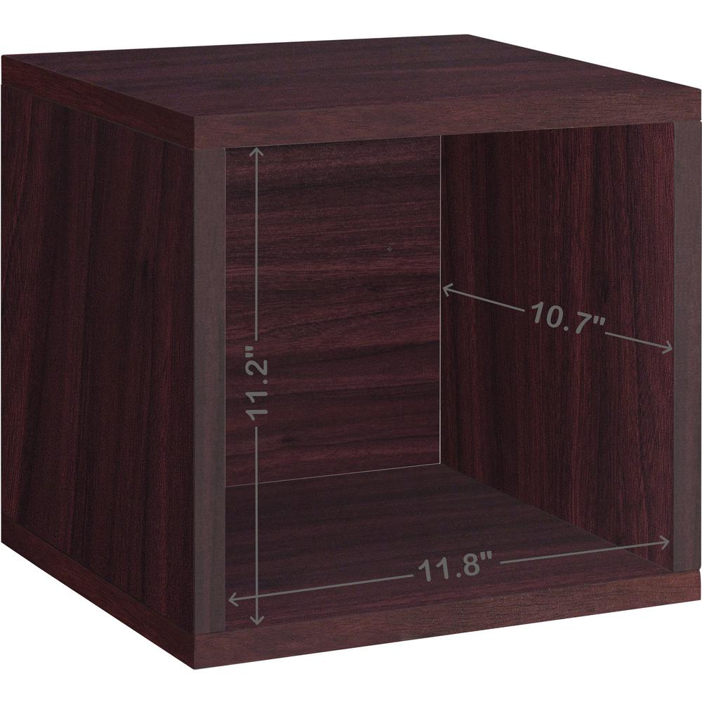 Way Basics Eco Stackable Zboard 13 4 In X 12 8 Tool Free Eco Stackable Zboard 13 4 In X 12 8 Tool Free Assembly Storage 1 Cube Unit Organizer Espresso Wood Grain