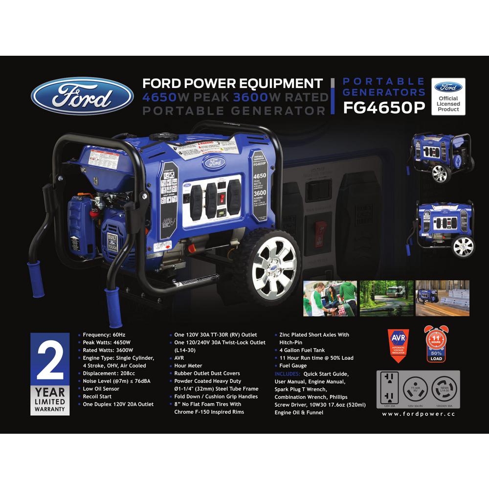 Ford Portable Generators Generators The Home Depot