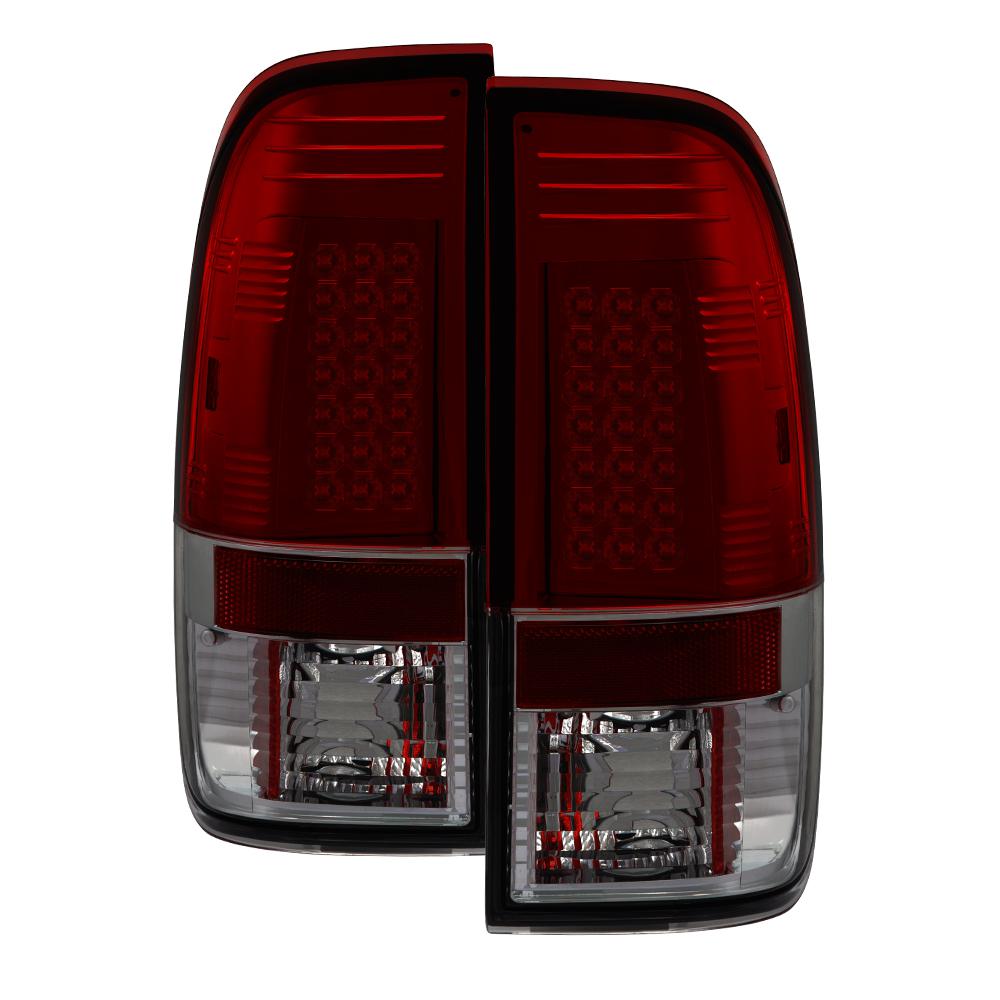 Spyder Auto Ford F150 Styleside 97 03 F250 350 450 550 Super Duty Ford F150 Styleside 97 03 F250 350 450 550 Super Duty 99 07 Led Tail Lights Red Smoke