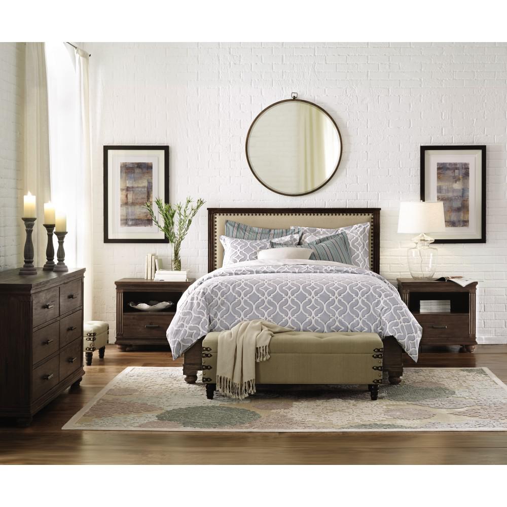 Home Decorators Collection Cambridge Rustic Brown Queen Bed Cambridge Rustic Brown Queen Bed