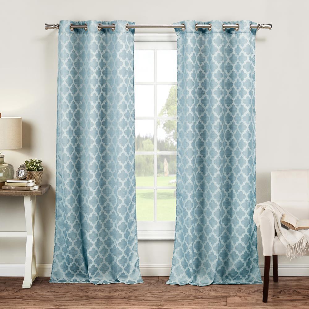 Home Maison Longoria 38 In W X 84 In L Polyester Window Panel In