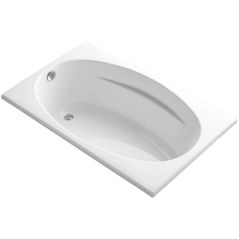 KOHLER Devonshire 5 ft. Reversible Drain DropIn Acrylic Soaking Tub in