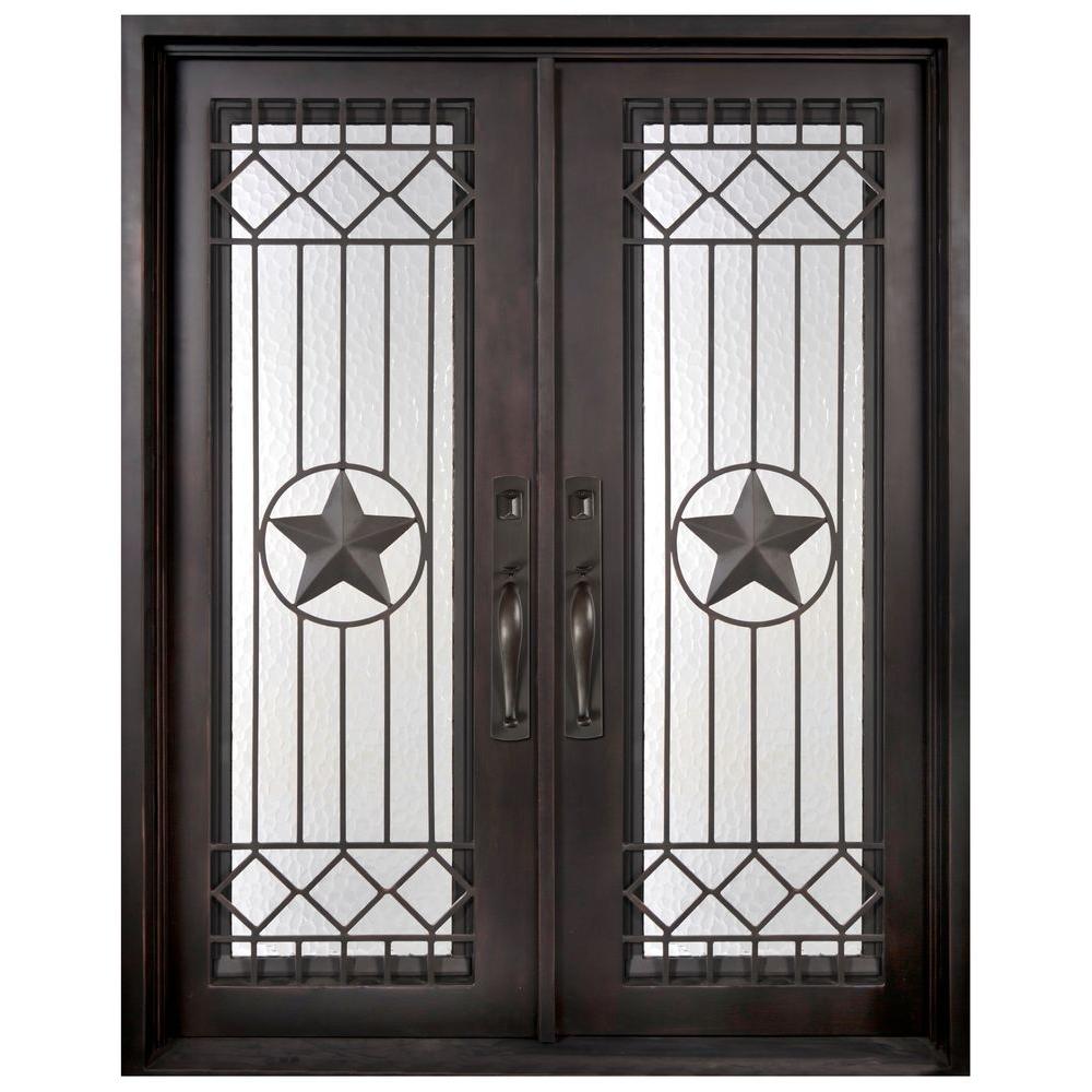 Iron Doors Unlimited 62 In X 975 In Texas Star Classic Full Lite