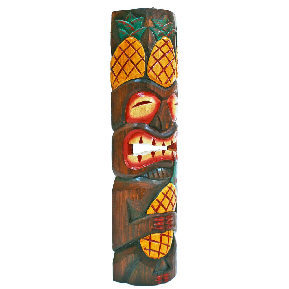 Backyard X Scapes 40 In Tiki Mask Hibiscus Flower Palapa Decoration Backyard X Scapes 40 In Tiki Mask Hibiscus Flower Palapa Decoration