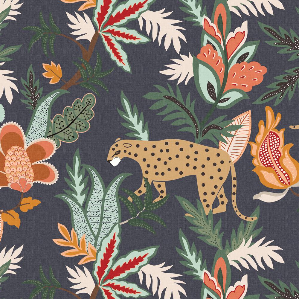 Skyline Furniture Venya Safari Navy Polyester Standard Throw