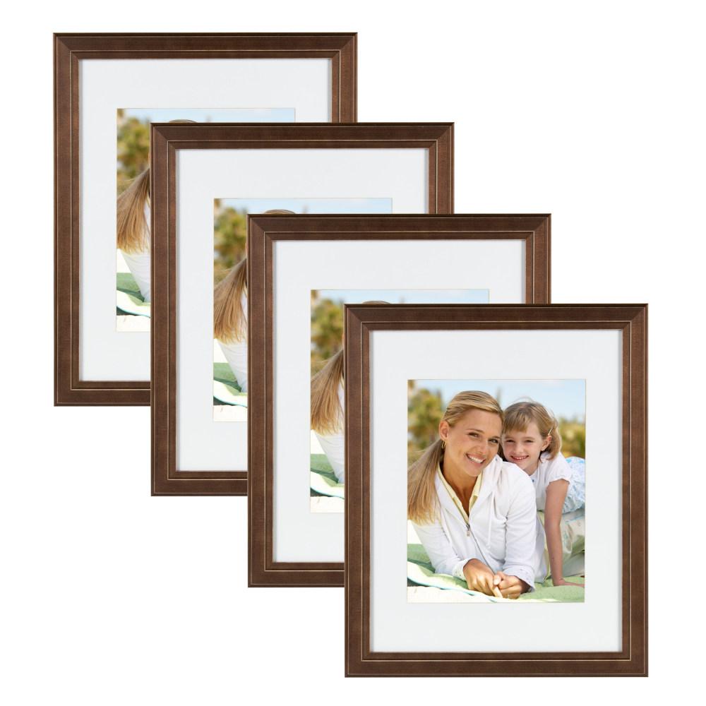 Designovation Kieva 11x14 Matted To 8x10 Distressed Brown Picture Designovation Kieva 11x14 Matted To 8x10 Distressed Brown Picture Frame Set Of 4