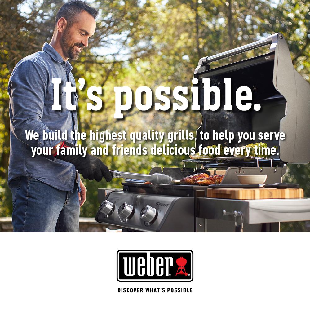 Weber Cast Iron Griddle For Summit Silver Gold Platinum Gas Grill 7404 The Home Depot
