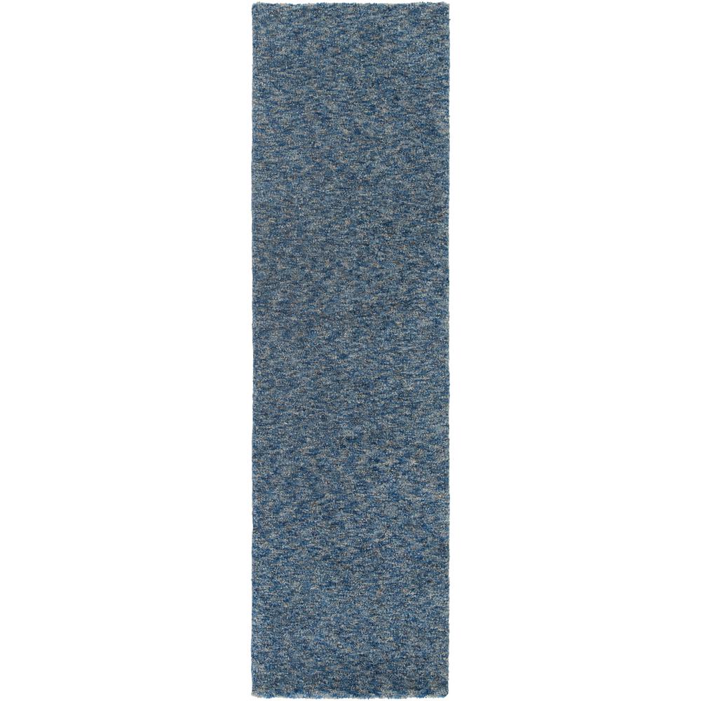 Denim Blue Area Rugs The Home Depot Sally Maise Denim Blue 2 Ft X 8 Indoor Runner Rug