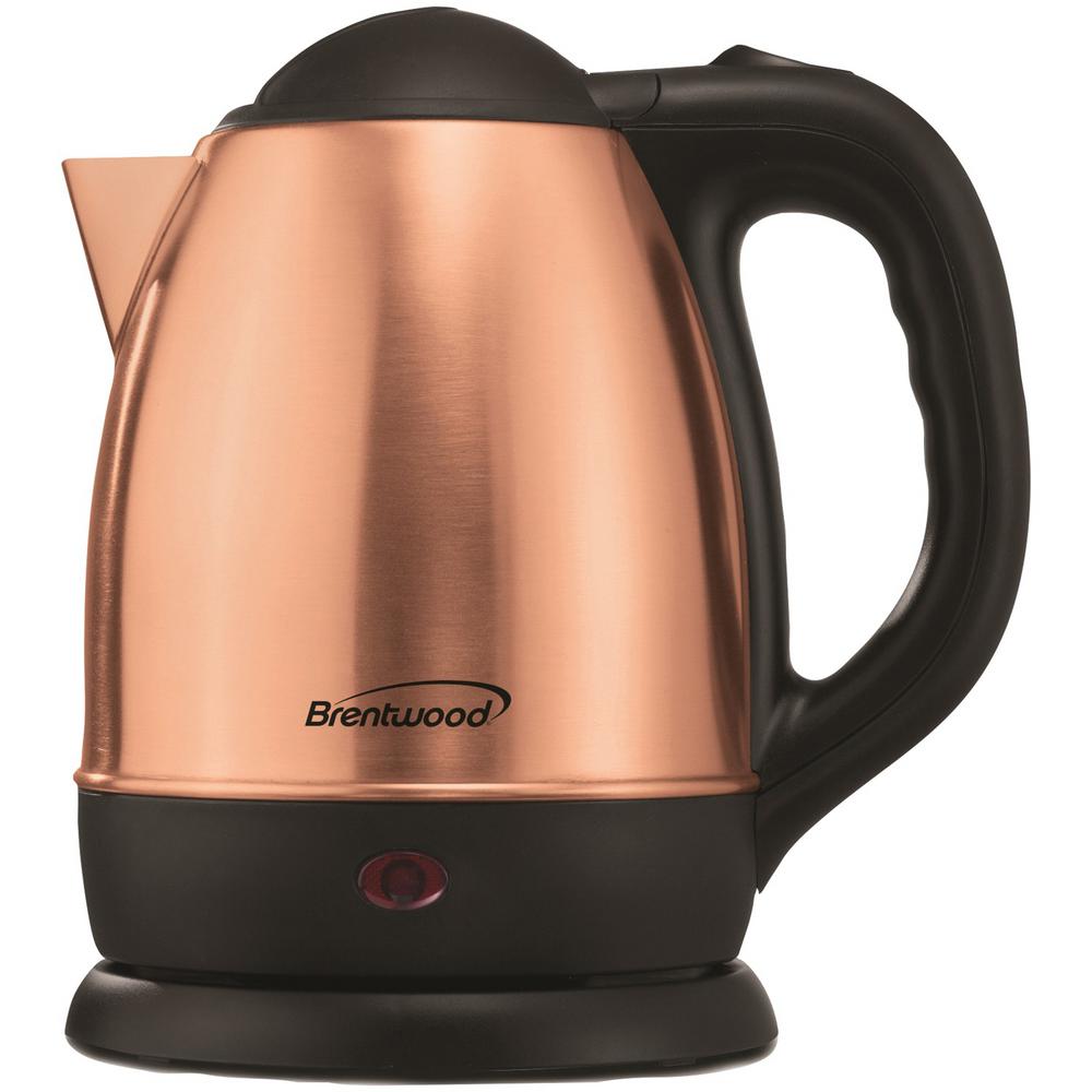 Brentwood Appliances 5Cup Rose Gold Cordless Electric Kettle KT1770RG