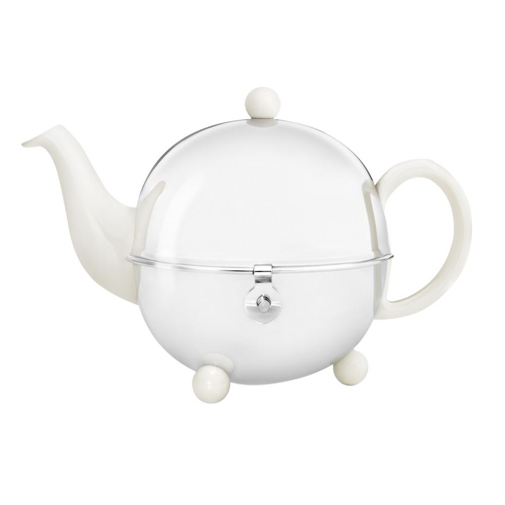 Bredemeijer 30 fl. oz. Spring White Cosy Teapot 1301W The Home Depot