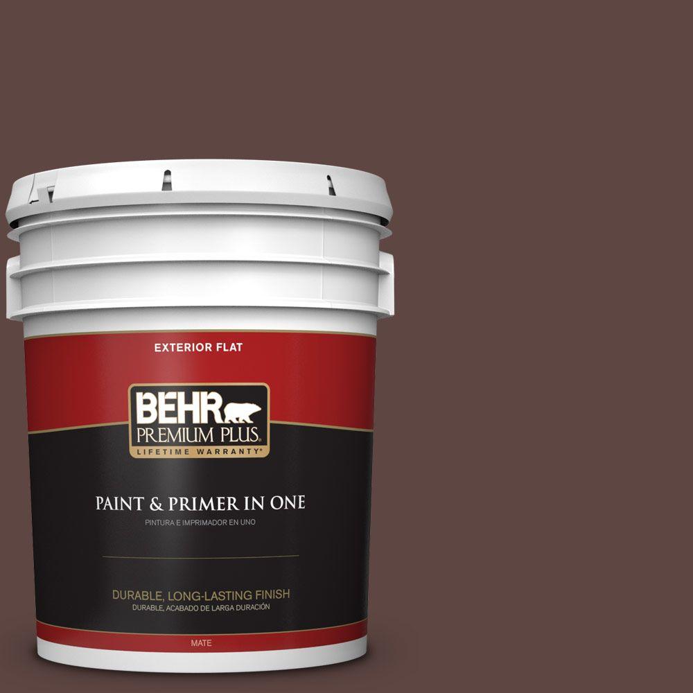 Behr Premium Plus 5 Gal 730b 7 English Manor Flat Exterior Paint 730b 7 English Manor Flat Exterior Paint And