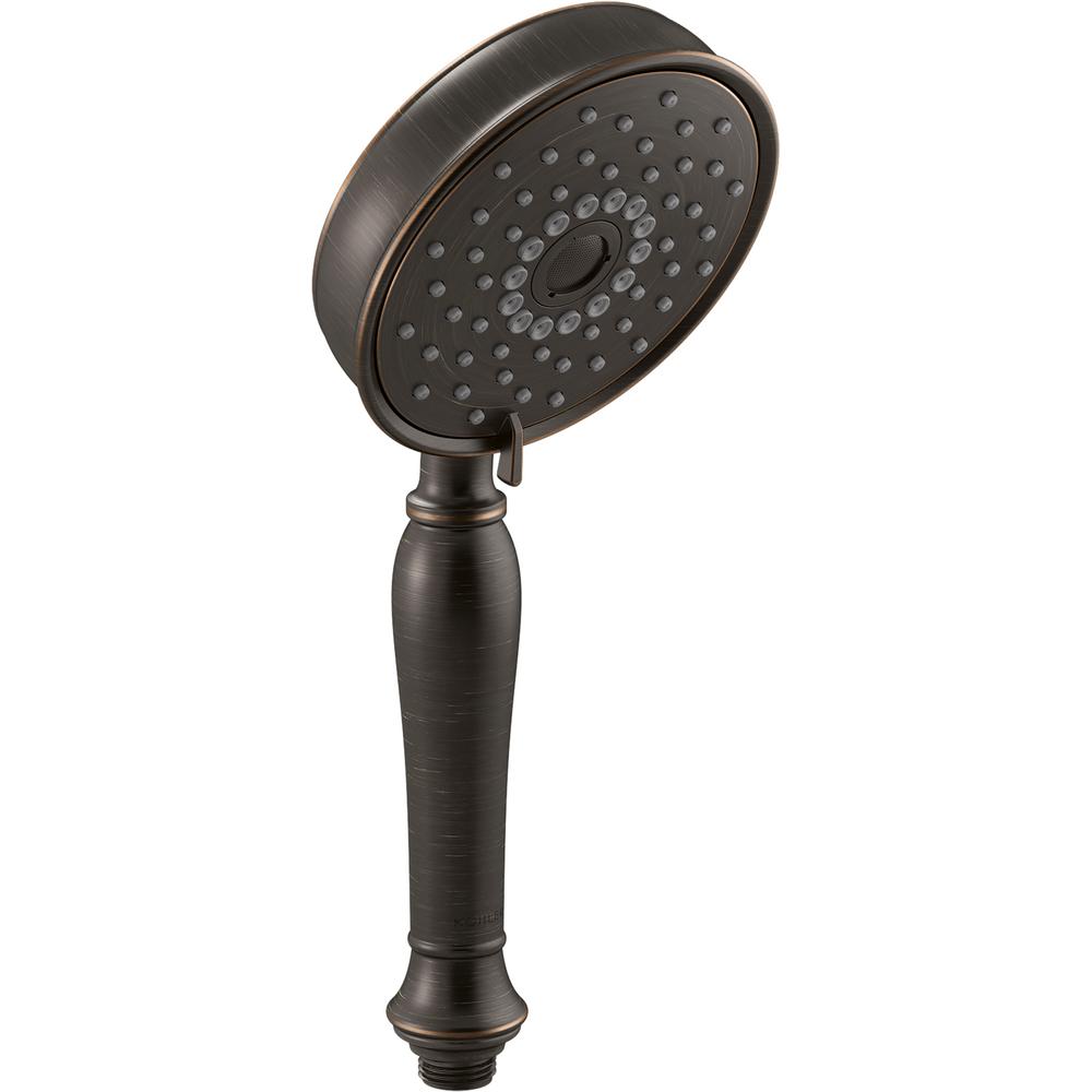 Kohler Bancroft 3 Spray 1 75 Gpm Handheld Showerhead With Katalyst Air Induction Technology In Oil Rubbed Bronze