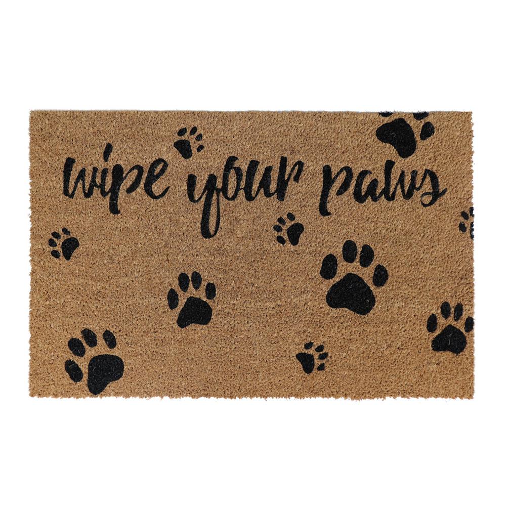 TrafficMASTER Wipe Your Paws Black 24 in. x 36 in. Coir Door Mat-Kera ...