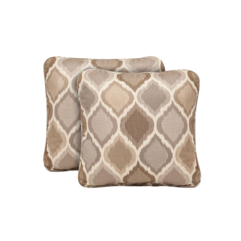 Brown Jordan Northshore Empire Stonehenge Outdoor Throw Pillow (2-Pack)-M6061-TP-4 - The Home Depot