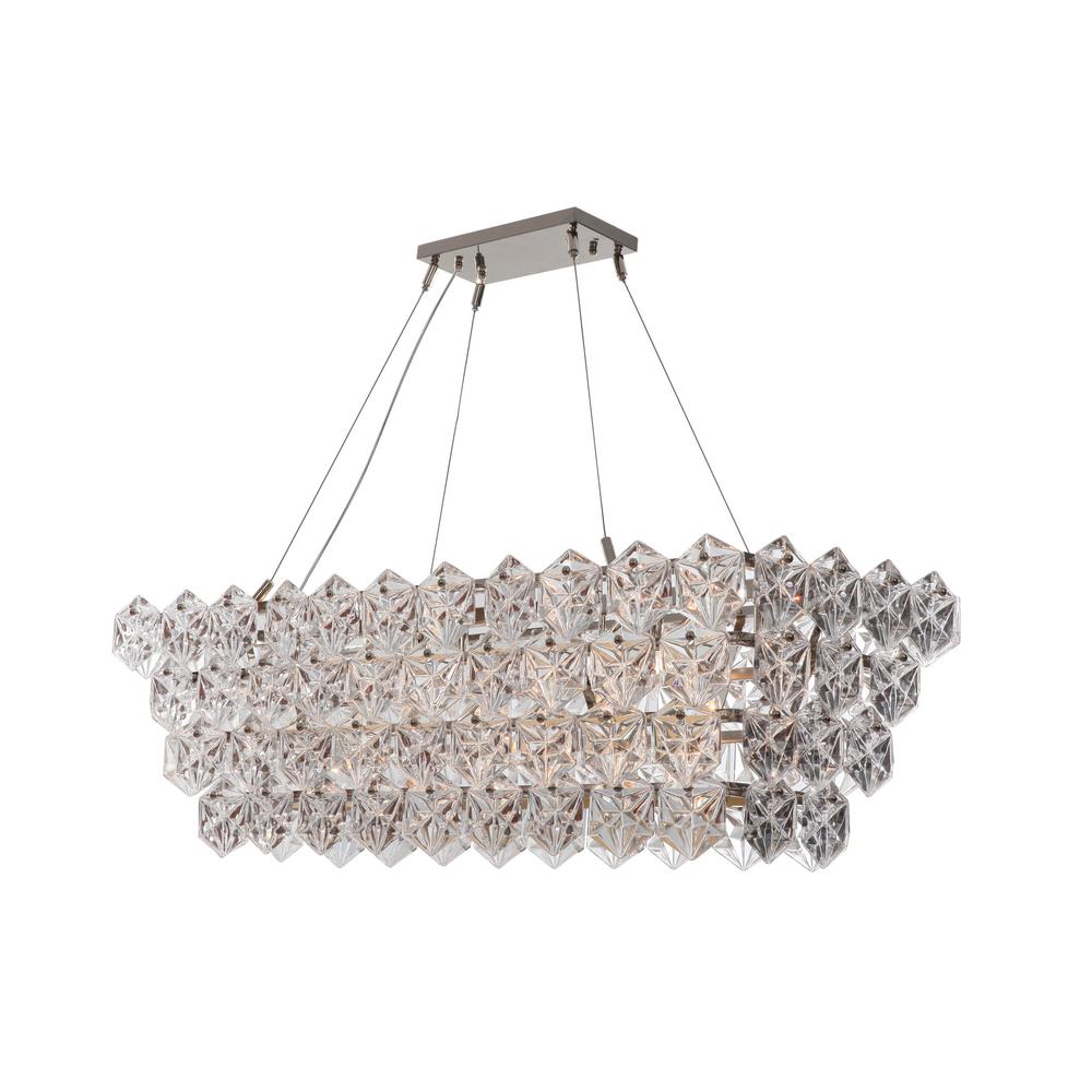 Y Decor 9 Light Chrome And Crystal Chandelier Lz3275 The Home Depot Y Decor 9 Light Chrome And Crystal Chandelier