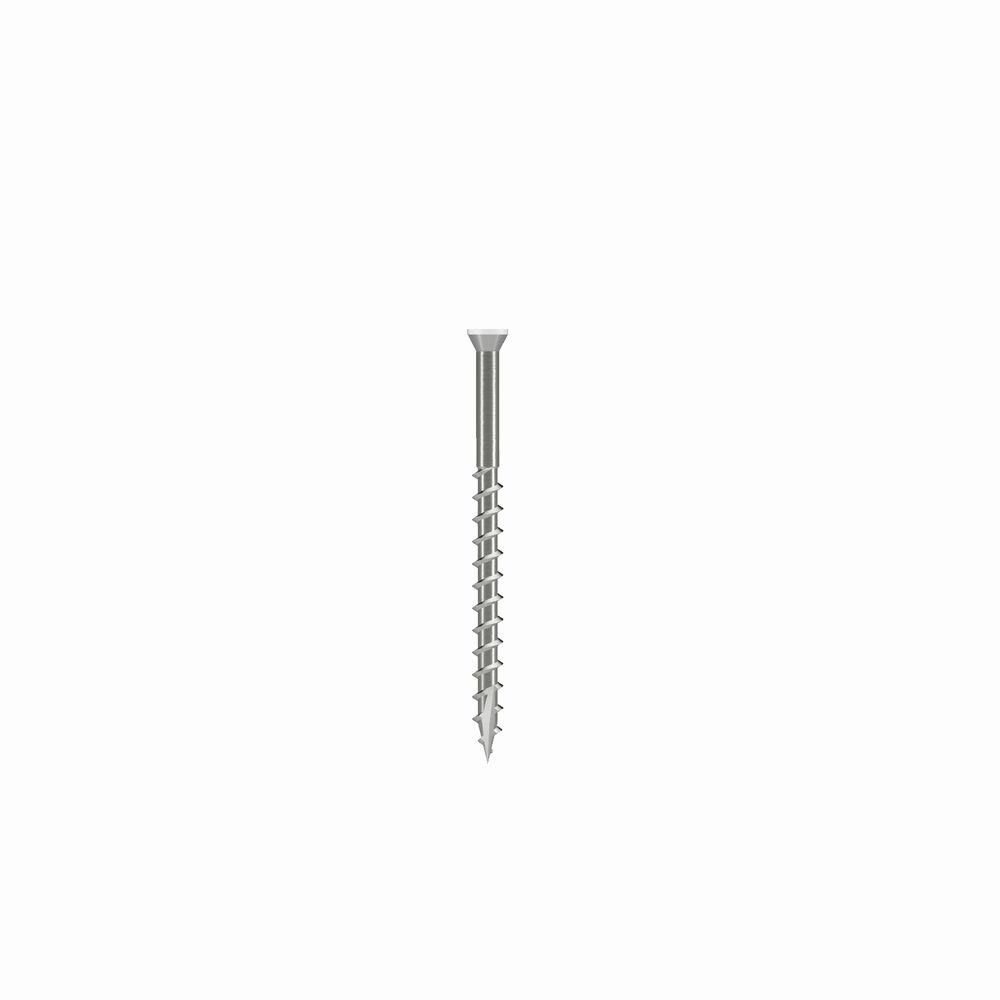 Simpson StrongTie 8 x 21/2 in. 6Lobe White TrimHead Stainless