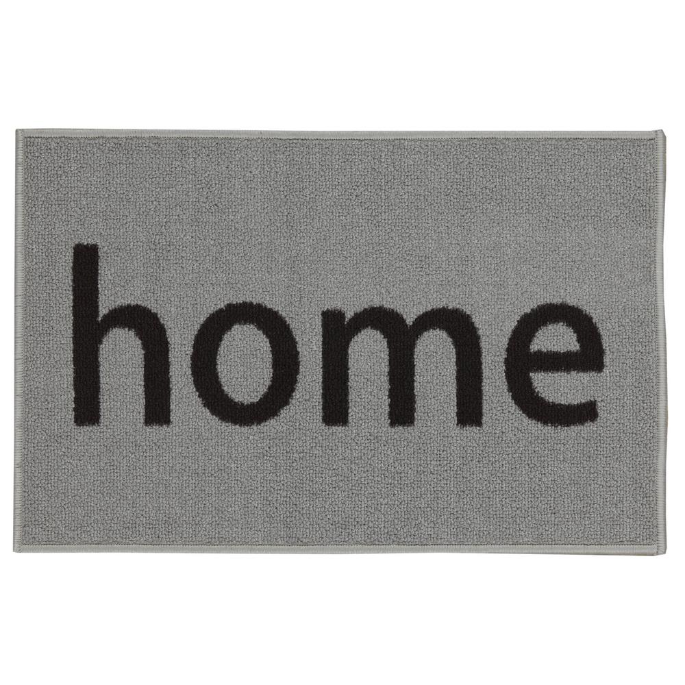 Ottomanson Doormat Collection Rectangular Light Grey Home 20 In X 30 In Door Mat