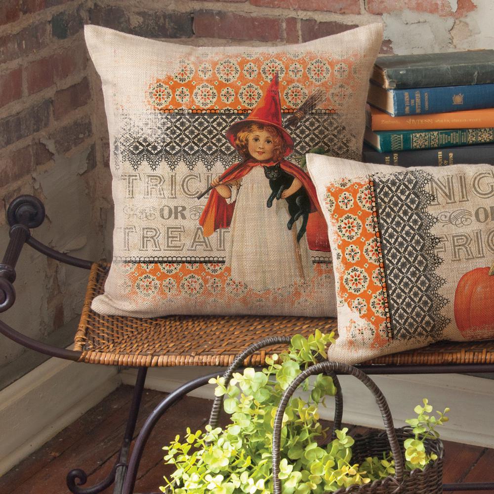 Heritage Lace Victorian Halloween Natural Graphic Polyester 18 In