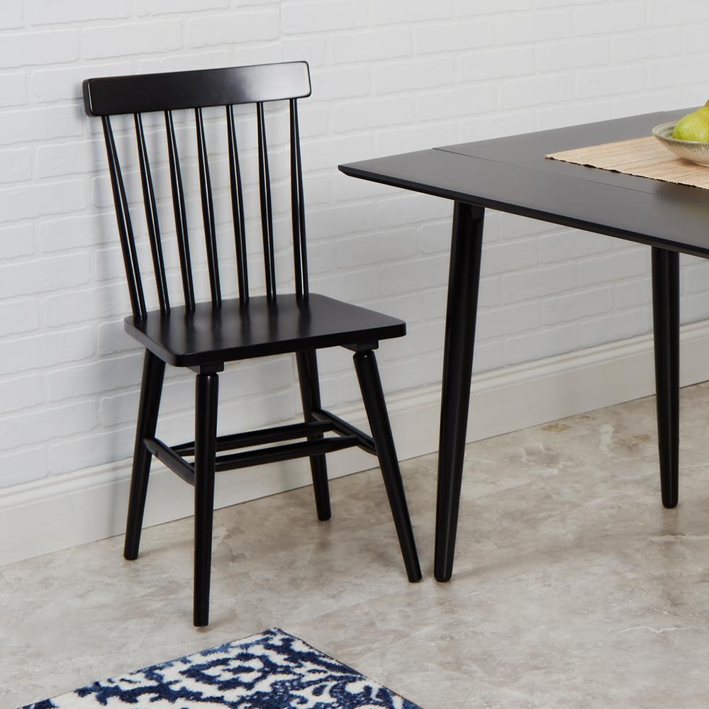 Connor Black Dining Chairs Set Of 2