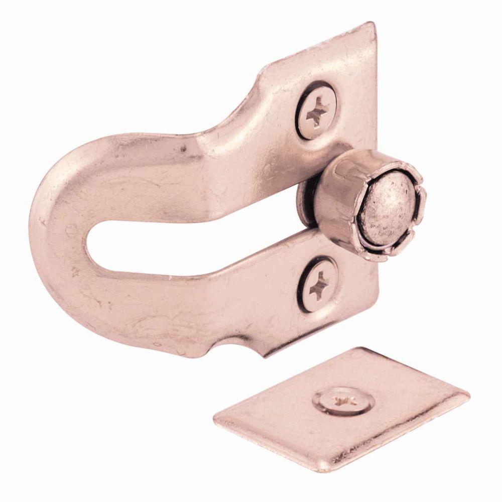PrimeLine Double Hung Wood Window Vent Lock Brass PlatedU 9939