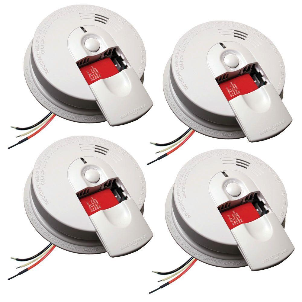 Kidde 6 Pack Ac Hardwired 120 Volt Smoke Detectors In The Smoke Detectors Department At Lowes Com