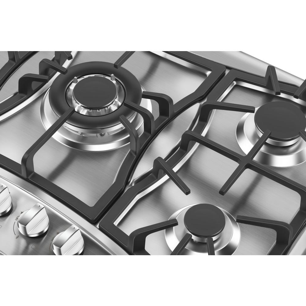 Empava 30 in. Gas Cooktop in Stainless Steel with 5 Burners including Power BurnersEMP30GT21