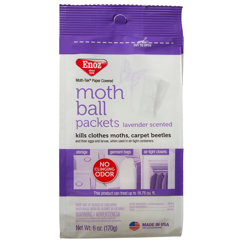 Enoz 6 Oz Moth Ball Packets In Lavender Scented 3 Pack 219 3