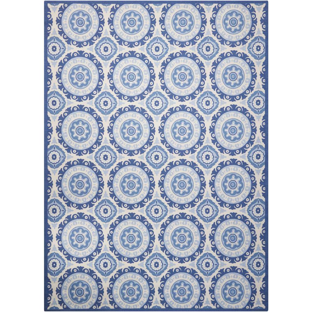 Waverly Outdoor Rugs The Home Depot Solar Flair Navy 8 Ft X 11 Indoor Outdoor Area Rug