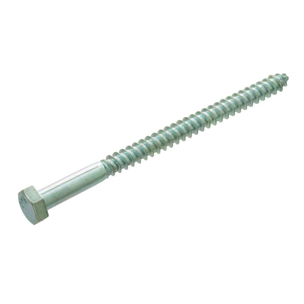 Everbilt 5/8 In. X 12 In. Zinc-Plated Hex-Head Lag Screw (10 Per Pack ...