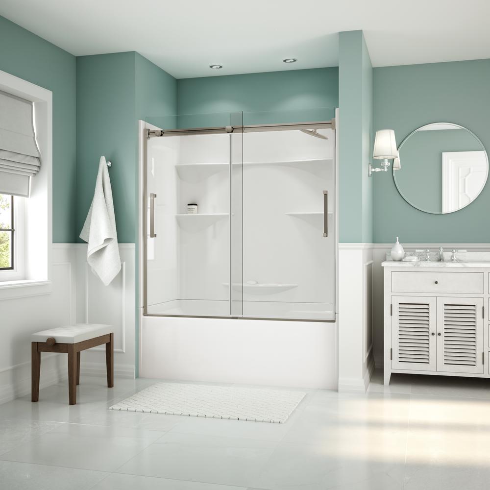 Decor Plus Sliding Tub Door 57 59 X 56 In Maax