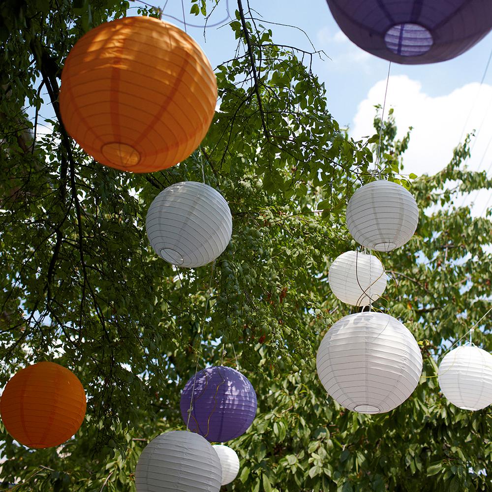outdoor paper lanterns