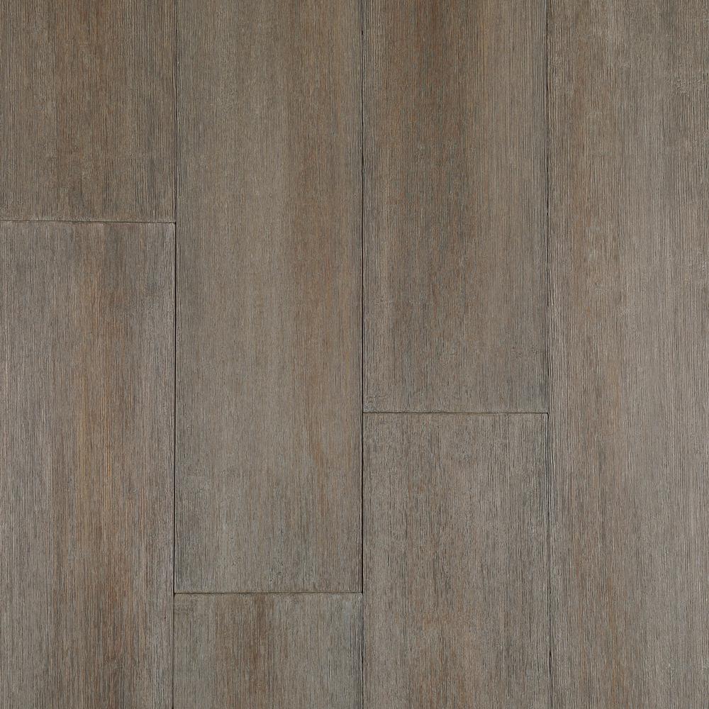 Gray Residential Bamboo Flooring Hardwood Flooring The